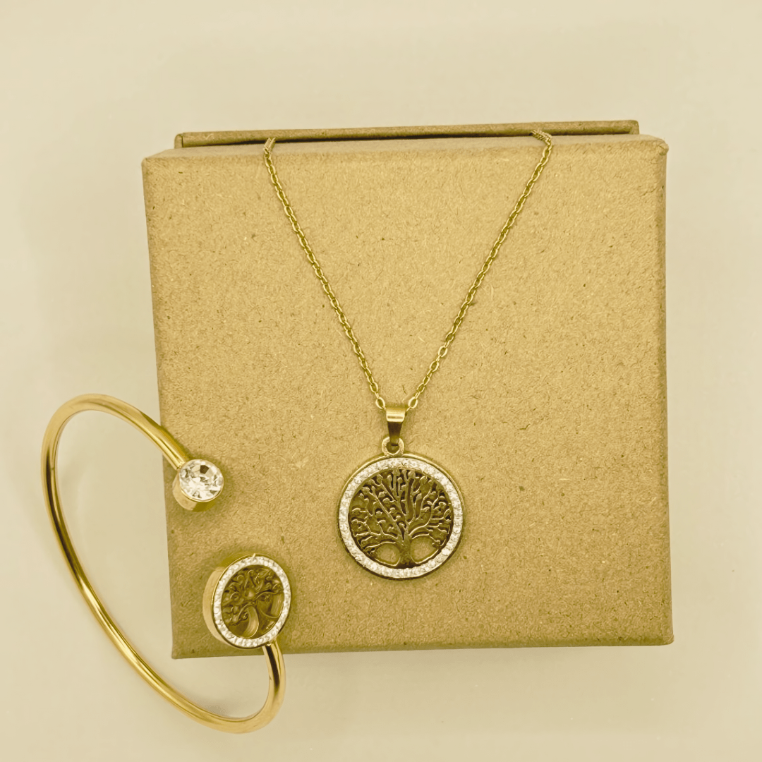 Pack el "Árbol de la vida" colgante + pulsera